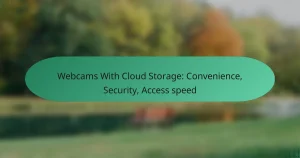 Webcams With Cloud Storage: Convenience, Security, Access speed